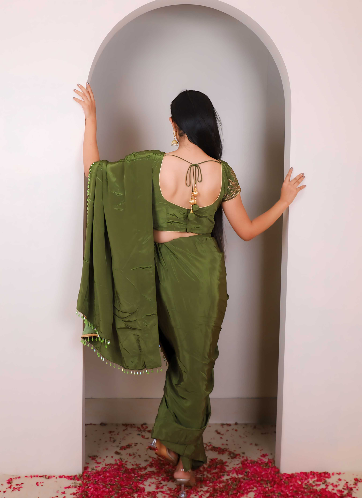 Green Saree